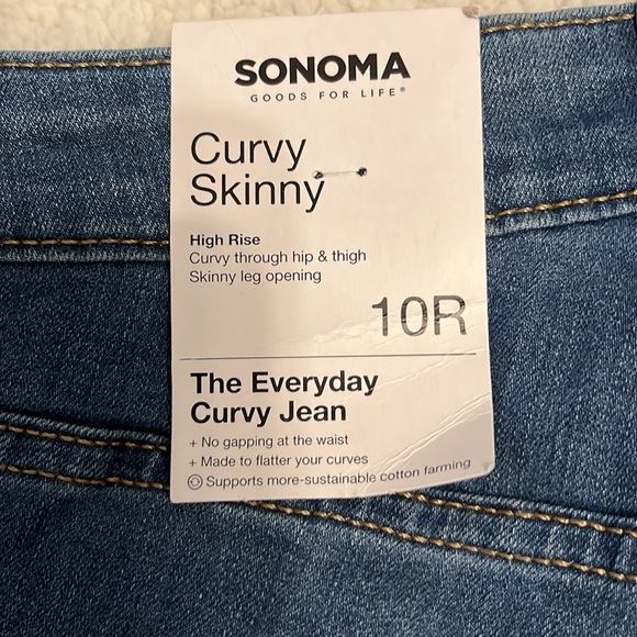 NWT Sonoma Everyday Curvy Jeans - Picture 3 of 5